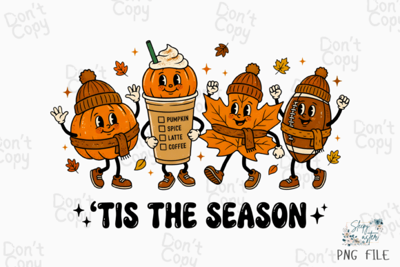 Download Tis the Season Fall Football Pumpkin PNG - Tis the season Collection