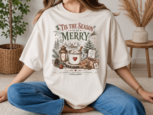 Download Tis the Season to Be Merry PNG, Vintage - Tis the season Collection